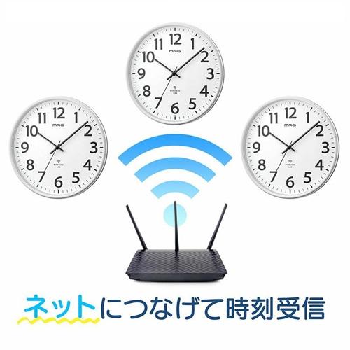 ノア精密 無線LANアナログ時計 シグナルキーパー W-811 WH-Z