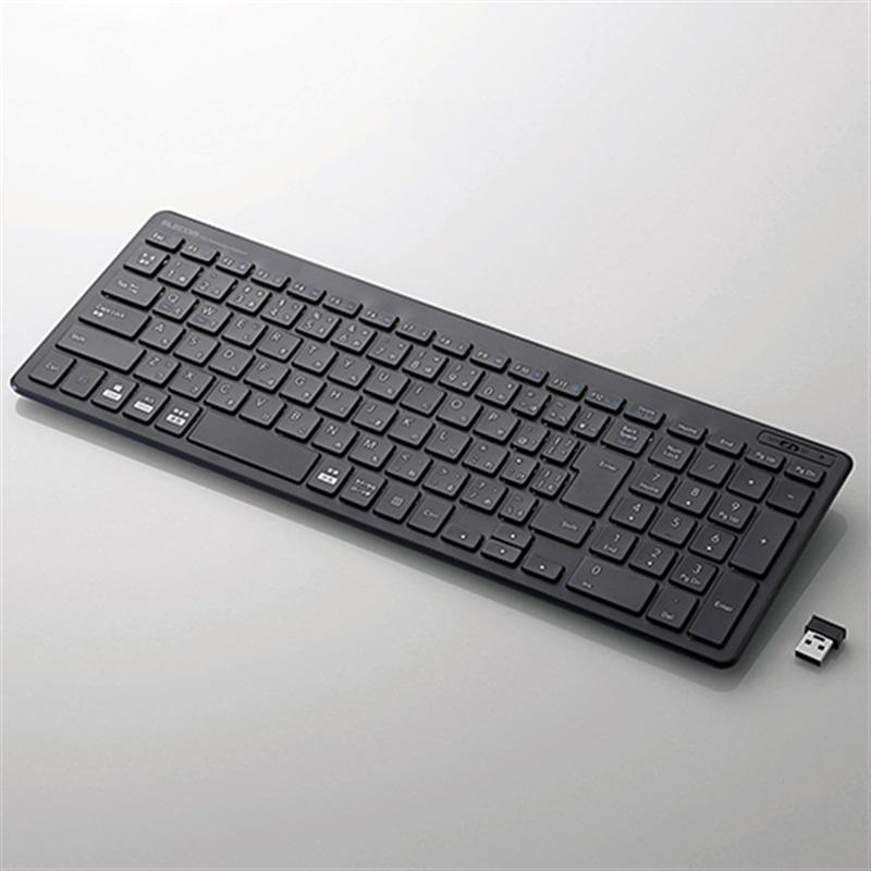エレコム ワイヤレスフルキーボード／パンタグラフ式／薄型 TK-FDP099TBK（Yahoo!・ケーズデンキ Yahoo!ショップ）