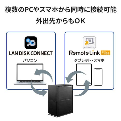I-ODATAネットワークHDD NAS 6TB HDL2-TA6 HDL2-TA6 ネットワーク接続ハードディスク(NAS) 2ドライブモデル
