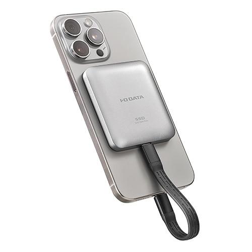 外付けハードディスク・ドライブ IODATA SSMG-UWC1 USB 20Gbps SSD 1TB IODATA(アイ・オー・データ) SSMG-UWC1 MagSafe対応 USB 20Gbps