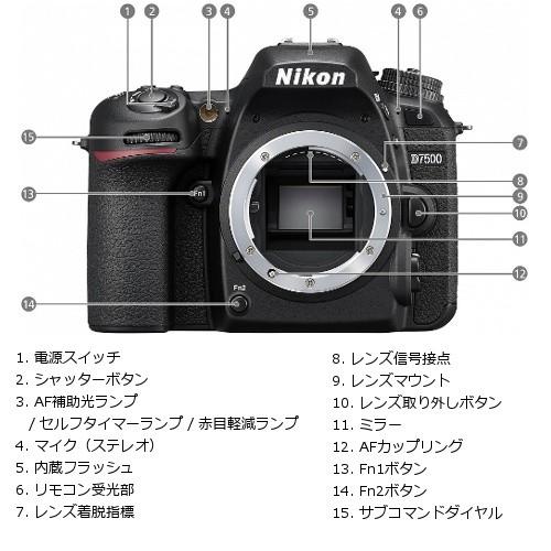 ニコン Nikon(ニコン) 一眼レフカメラ ボディ 4K D7500 ニコン Nikon(ニコン) 一眼レフカメラ ボディ 4K D7500