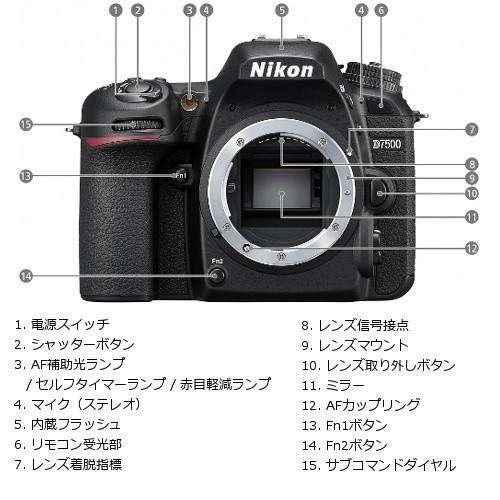 Nikon（ニコン） 一眼レフカメラ　ボディ　４Ｋ D7500｜ksdenki｜02