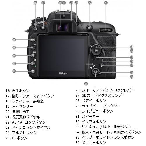 ニコン Nikon(ニコン) 一眼レフカメラ ボディ 4K D7500 ニコン Nikon(ニコン) 一眼レフカメラ ボディ 4K D7500