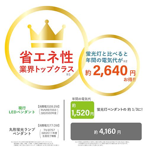 TAKIZUMI 瀧住電機工業 LED和風ペンダント RVNR87053 TAKIZUMI 瀧住電機工業 LED和風ペンダント RVNR87053