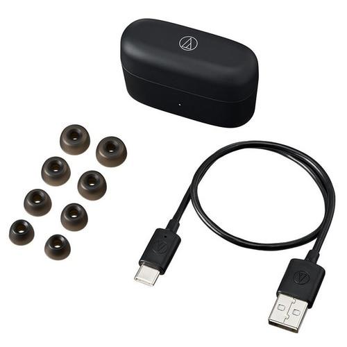 オーディオテクニカ 完全ワイヤレスイヤホン ATH-CKS30TW+ BK