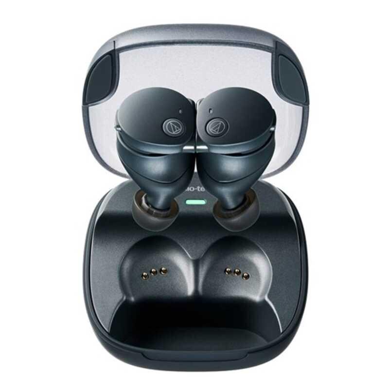オーディオテクニカ ATH-CKS50TW2 BK 完全ワイヤレスイヤホン SOLID