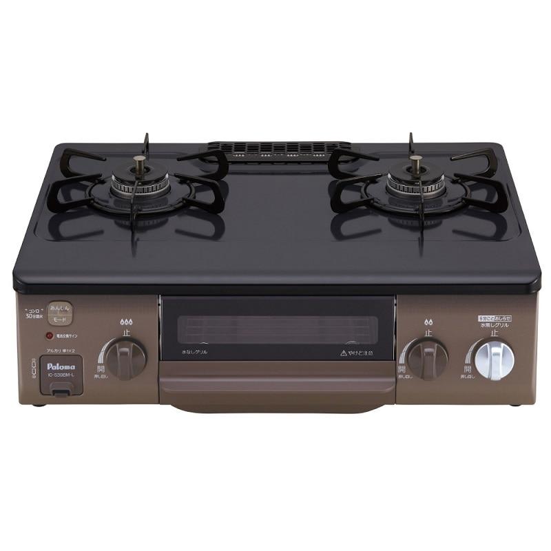 パロマ　グリル付きテーブルコンロ（都市ガス用） パロマ Siセンサーコンロ（グリル付きテーブルコンロ） IC-S39BM-L