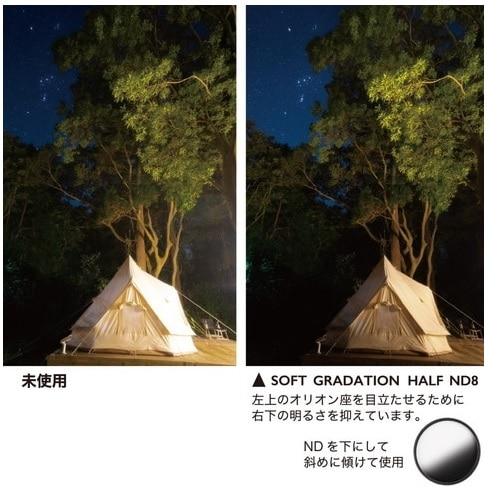 NIKON 35 1.8G レンズ　送料無料 Kenko（ケンコー） ソフトグラデーション ハーフND8（77mm） 77Sソフト