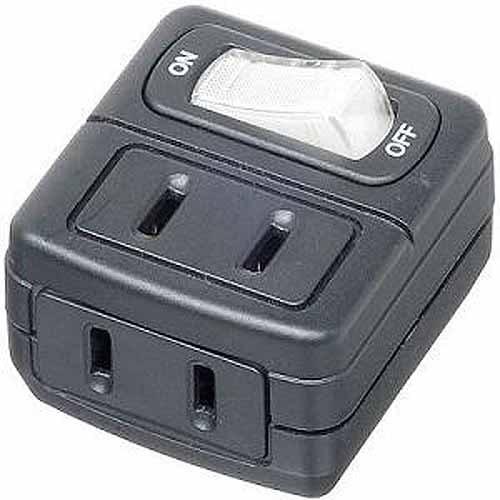 YAZAWA ヤザワコーポレーション 省エネタップ2個口黒 Y02FU210BK