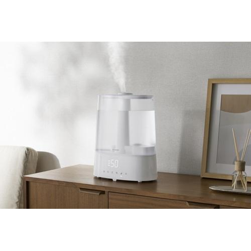 アイリスオーヤマ 上給水超音波ハイブリッド加湿器 KHM-HUT551-W