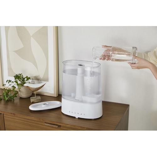 アイリスオーヤマ 上給水超音波ハイブリッド加湿器 KHM-HUT551-W
