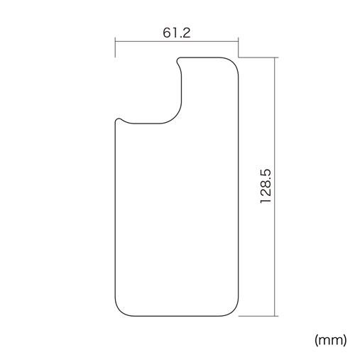 サンワサプライ iPhone 13 mini用背面保護指紋防止光沢フィルム PDA-FIPH21MBS｜ksdenki｜03