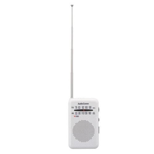 Audio Comm ポケットラジオ RAD-P371S-W : ケーズデンキ Yahoo