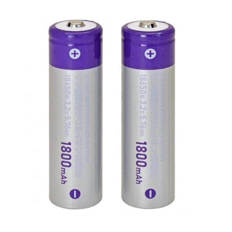 オーム リン酸鉄リチウムイオン充電池 18650形 LS-BLFP18A-S