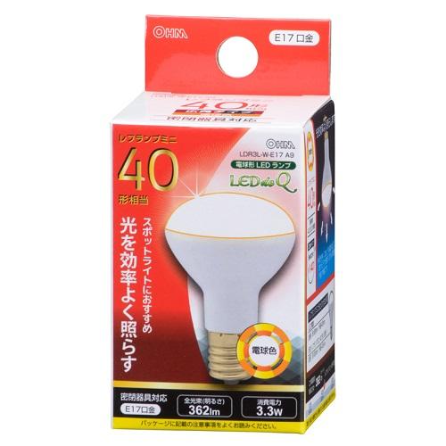 オーム ＬＥＤ電球 LDR3L-W-E17 A9｜ksdenki｜02