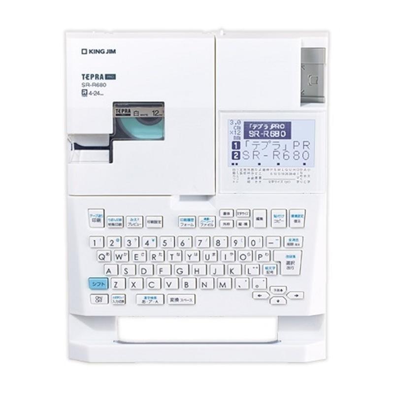 KING JIM キングジム ラベルライター テプラPRO SR-R680 ホワイトの商品画像（Yahoo!ショッピング）