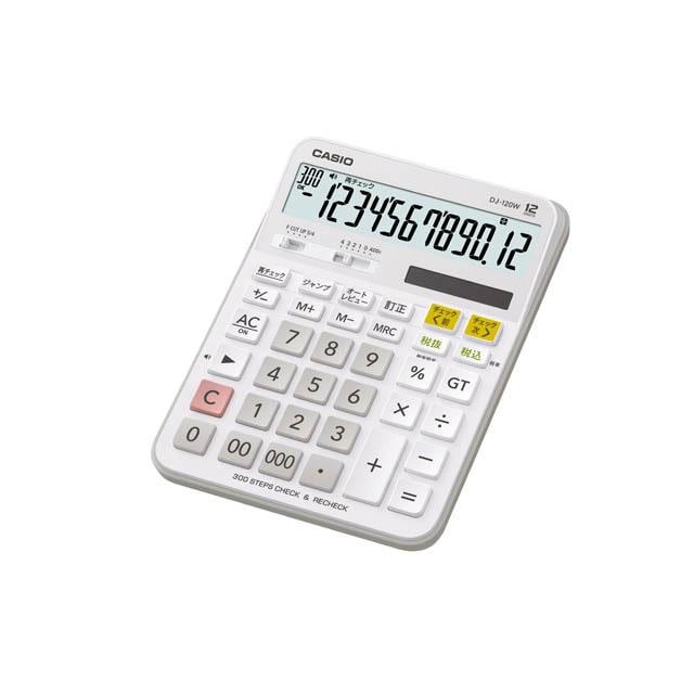 CASIO（カシオ） カシオ計算機 電卓 DJ-120W-N : ケーズデンキ Yahoo