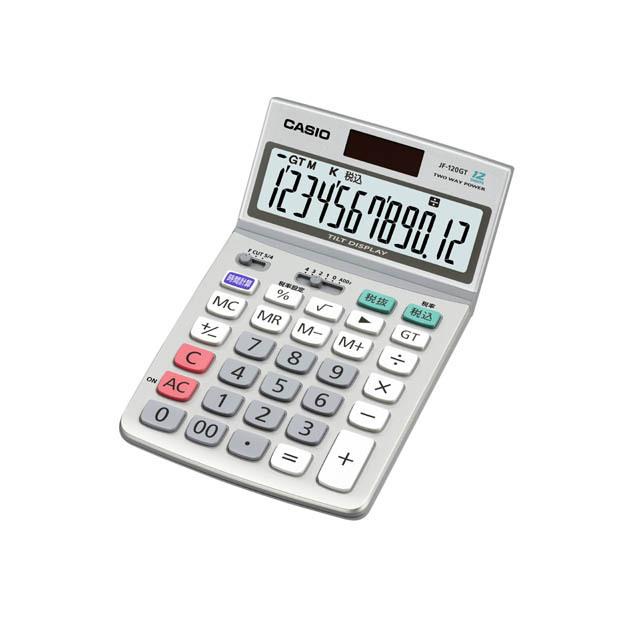 CASIO（カシオ） カシオ計算機 カシオジャスト型電卓 JF-120GT-N