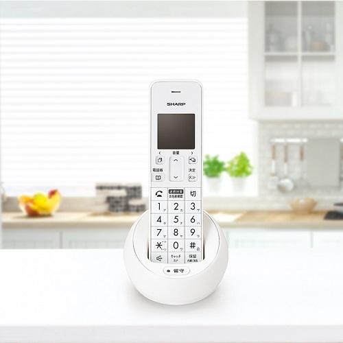 SHARP（シャープ） デジタルコードレス電話機（子機1台） JD-S09CL-W｜ksdenki｜03