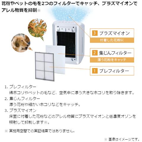 富士通ゼネラル 加湿脱臭機 DAS-303K-W｜ksdenki｜03