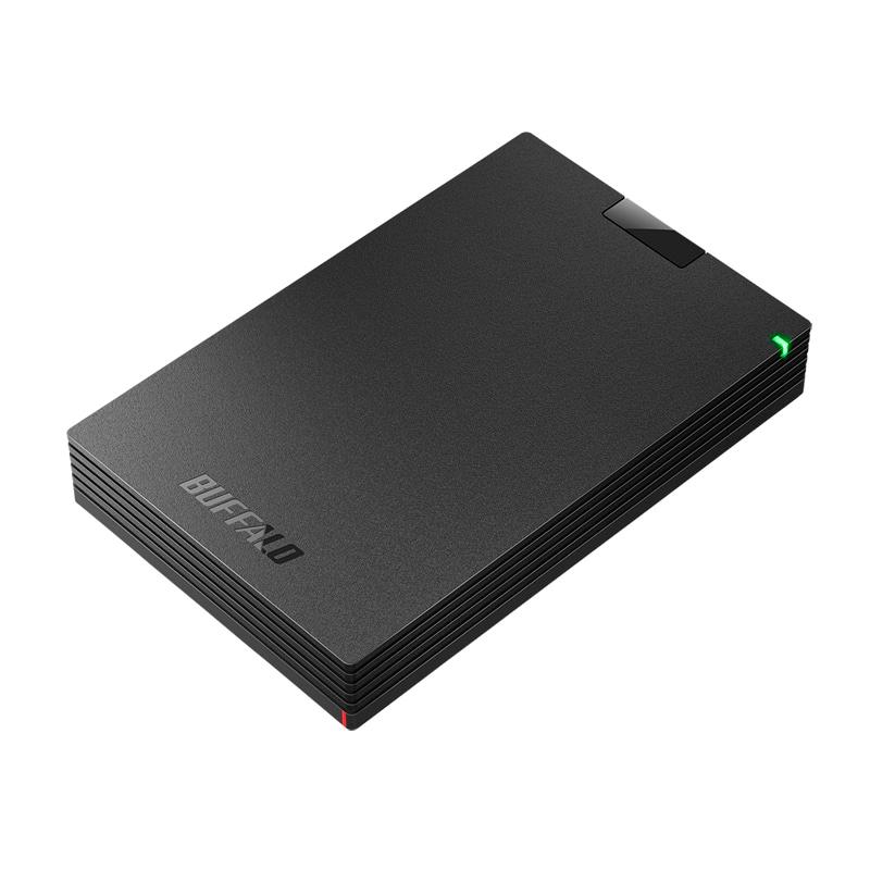 BUFFALO ポータブルハードディスク　HD-PCF2.0U3-GBC本体 BUFFALO（バッファロー） ポータブルHDD HD-PCG2.0U3-GBA