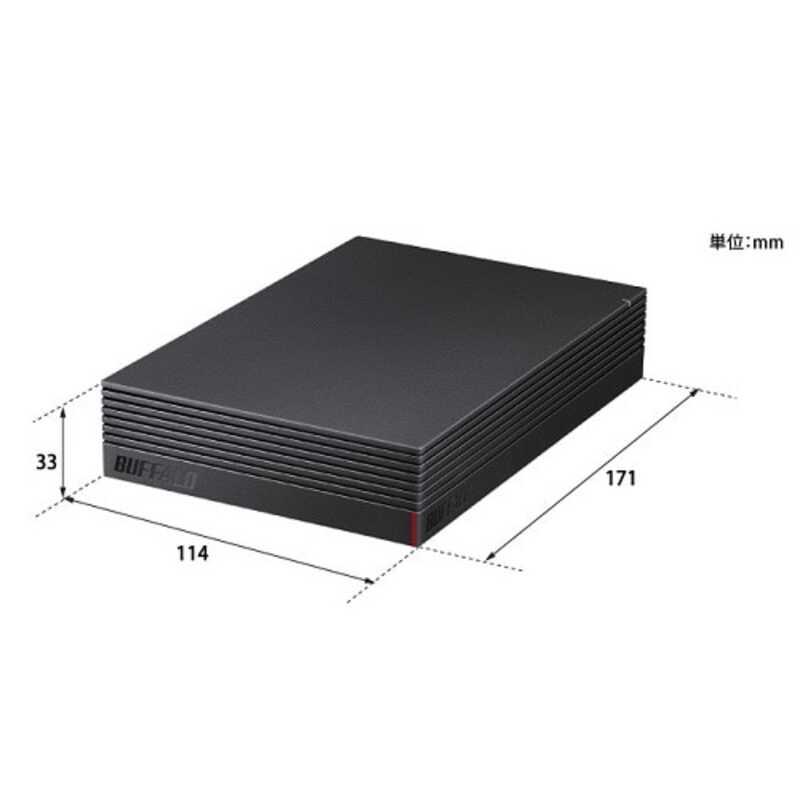 バッファロー（Buffalo） HD-EDS4U3-BE 4TB USB3.2(Gen1)対応 外付け