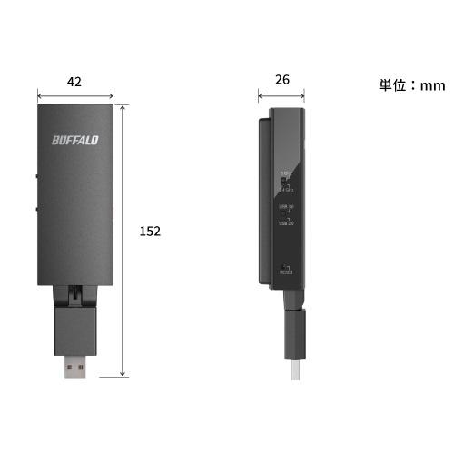 バッファロー（Buffalo） LAN端子用Wi-Fiアダプター WI-UG-AC866｜ksdenki｜04