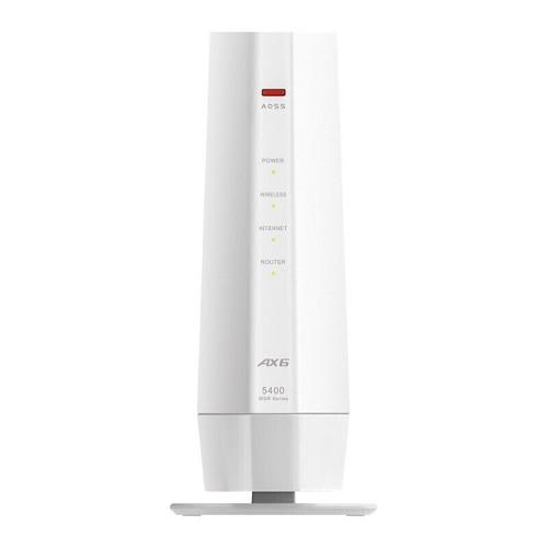 バッファロー（Buffalo） Wi-Fiルーター  AirStation（エアステーション）無線LAN親機11ax/ac/n/a/g/b 4803+573Mbps WSR-5400AX6P-WHの画像