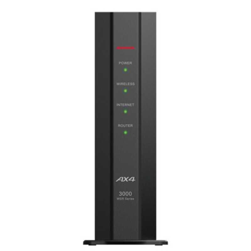 バッファロー（Buffalo） WSR-3000AX4P-BK Wi-Fiルーター ブラック