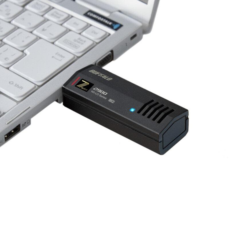 バッファロー（Buffalo） Wi-Fiアダプター Wi-Fi 7(11be) 対応 WI-U3