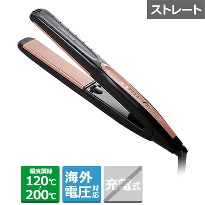 小泉 マイナスイオンストレートアイロン KHS-8230-K : ケーズデンキ