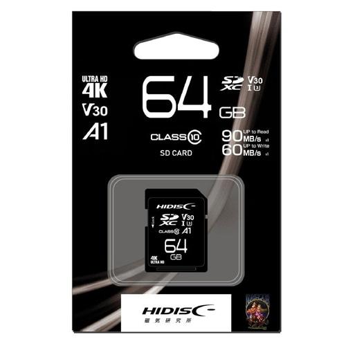 磁気研究所 4K対応SDカード HDSDX64GC10V30 : ケーズデンキ Yahoo