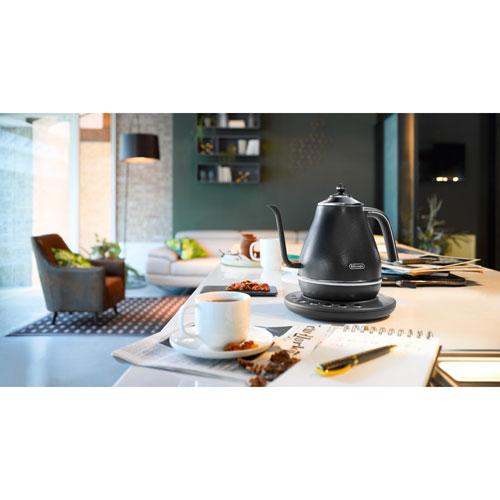 デロンギ（DeLonghi） 温調付き電気カフェケトル KBOE1230J-GY