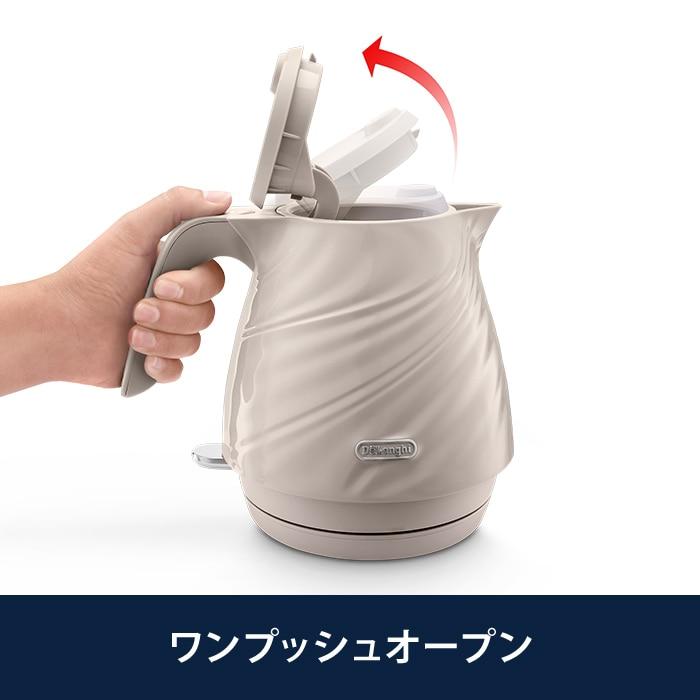 デロンギ セタ 電気ケトル 0.8L KBS1200J-BG : ケーズデンキ Yahoo