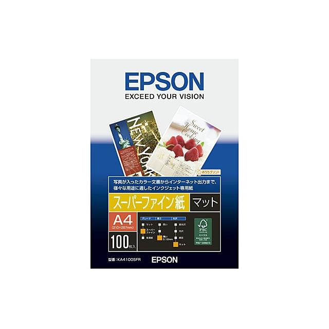 エプソン（EPSON） スーパーファイン紙（マット） KA4250SFR