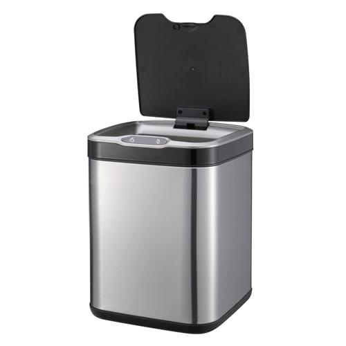 AURORA オーロラ センサー搭載自動開閉ゴミ箱 20L ステンレス SDB020