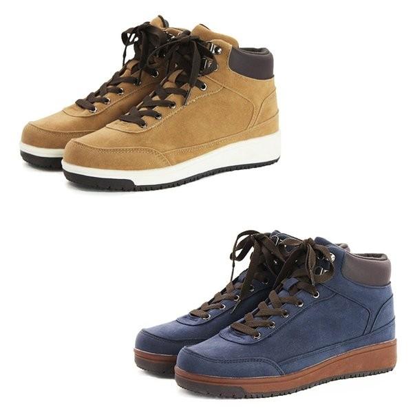 メンズ ハイカット スニーカー スエード調 レースアップ 防寒シューズ Aw 3980円以上送料無料 北海道 沖縄を除く 靴の広場 ケーズダイレクト 通販 Yahoo ショッピング
