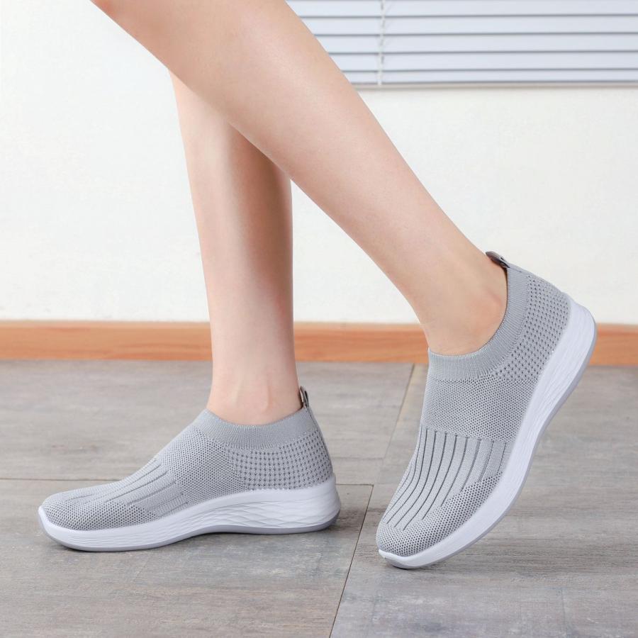 男女兼用 フライニットスニーカー ジョギングシューズ ランニングシューズ スポーツシューズ スリッポン 上履き メンズ レディース 紳士 婦人 sl_22331 |  | 03