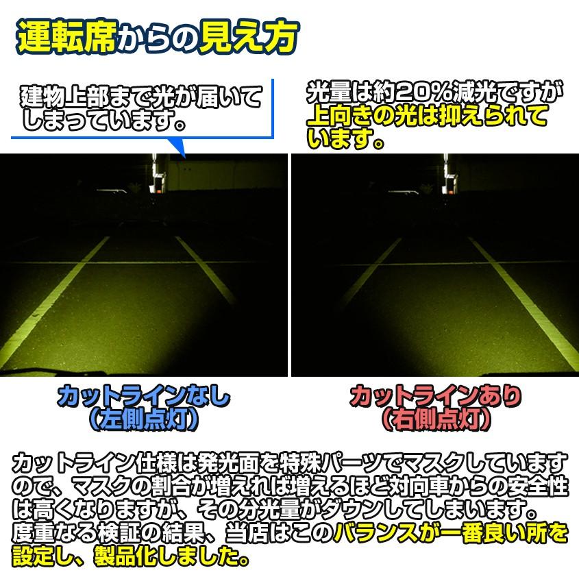 フォグランプ 後付け イエロー ハイエース 汎用 LEDフォグライト バイク 3000k 黄色 10w 選べる配光 カットライン/スポット (12v 24v 兼用)