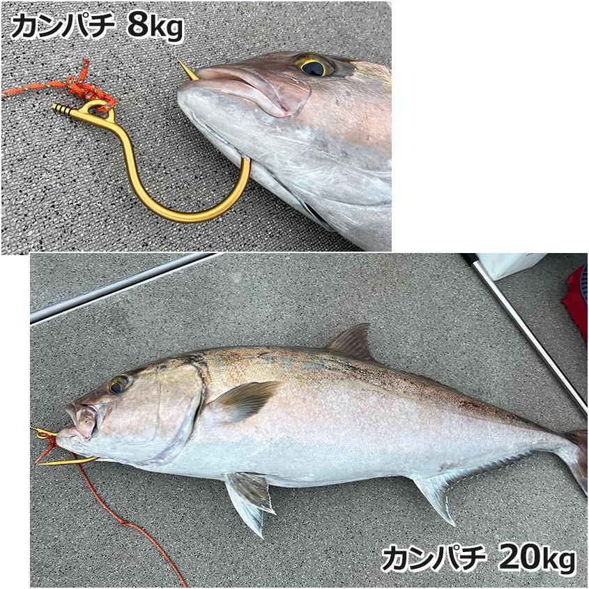 K'sガレージ 大型魚用フライングギャフ チタン製 限定販売 焼き色