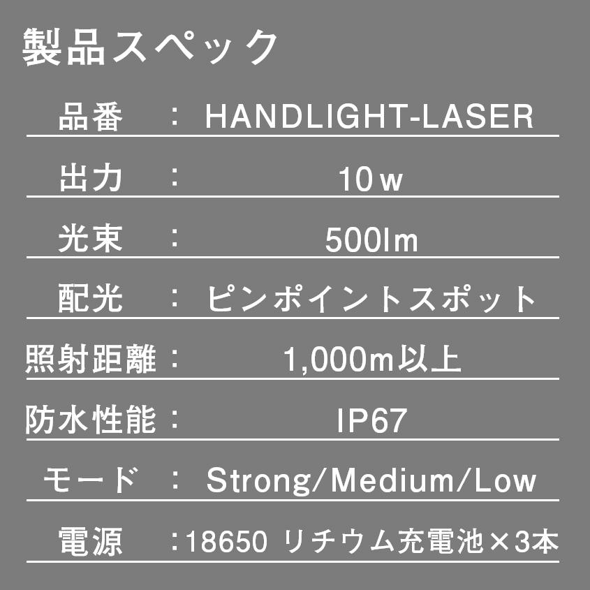 K'sガレージ ハンドライト LED サーチライト ハンディ 10w K'sガレージ ハンドライト LED サーチライト ハンディ 10w