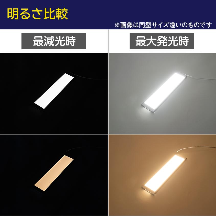 ②キャンピングカー用LEDルームランプ(ホワイト/ブルー)12v車専用 K'sガレージ LED ルームランプ 車内 調光式 DC12v 専用 電球色
