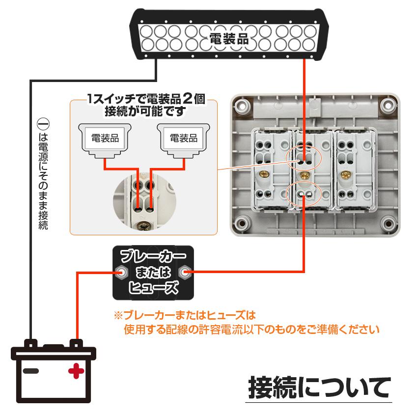 K'sガレージ 船舶用 防水 ロッカースイッチ ON/OFF 3連 スイッチ K'sガレージ 船舶用 防水 ロッカースイッチ ON/OFF 3連 スイッチ