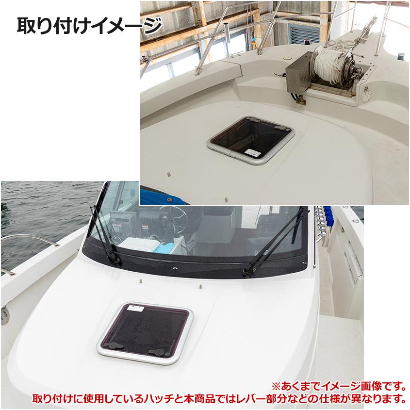 K'sガレージ ハッチ アルミフレームハッチ 外寸 520mm×520mm 取付け