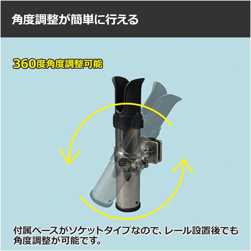 BMO JAPAN（ビーエムオージャパン） 船 ステンレス製 ロッドホルダー