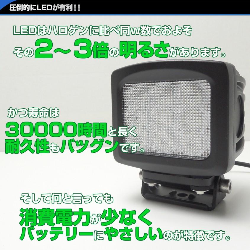 船舶 サーチライト 船 ボート 漁船 重機 防水 LED 90w 12v 24v 兼用 広角 中距離照射 照射距離 0m〜100mまでを広範囲照射｜ksgarage｜11