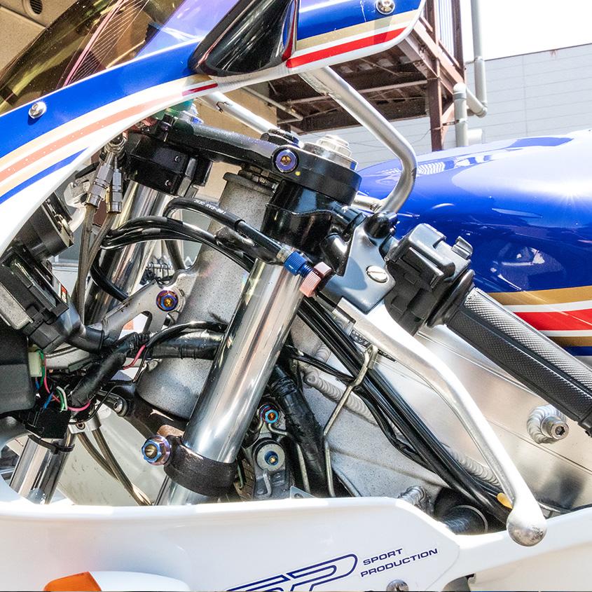 K'sガレージ NSR250R チタン ボルト ゴールド MC28 MC21 MC18 ハンドル