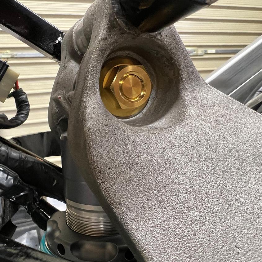 K'sガレージ NSR250R リアサス アッパーボルト MC18 チタンボルト