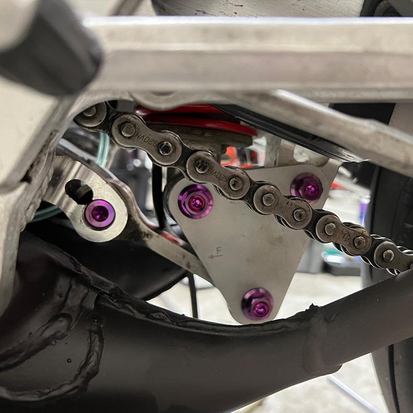 K'sガレージ NSR250R リアサス リンクプレート リンクアーム チタン