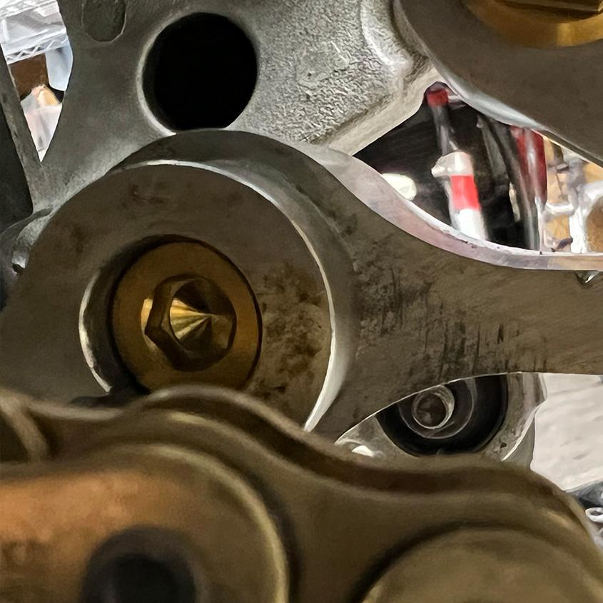 K'sガレージ NSR250R リアサス リンクプレート リンクアーム チタン